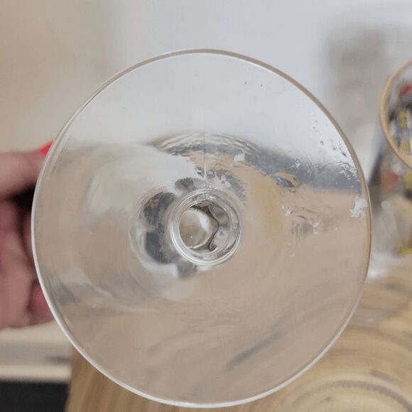 Libby Treasure Island Pilsner Beer Glasses Clear 8.75" Height ONLY 2 Available - Picture 4 of 5